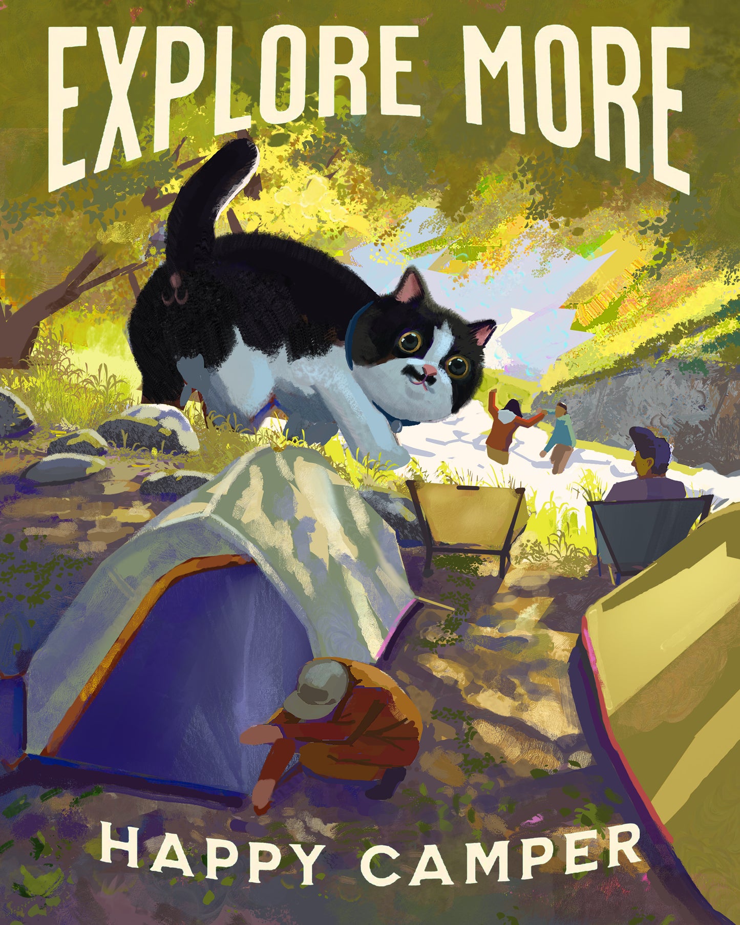 Explore More, Happy Camper