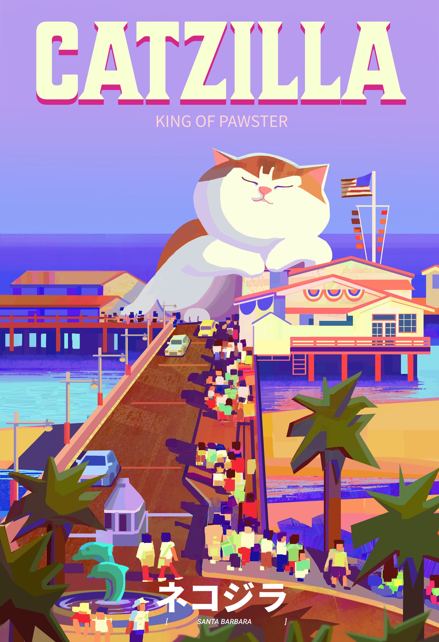 Catzilla Santa Barbara Pier