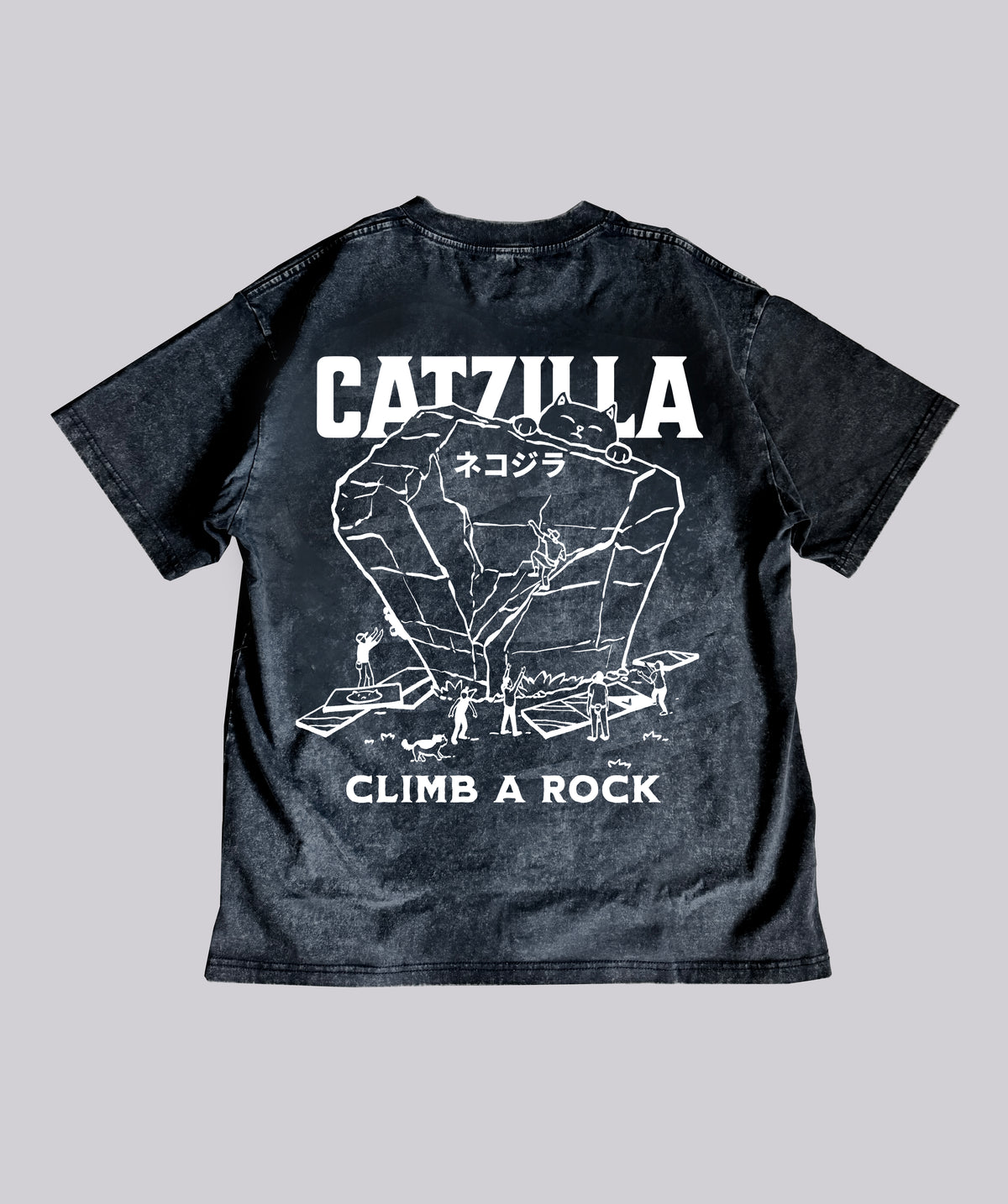 Catzilla Climb A Rock Tee