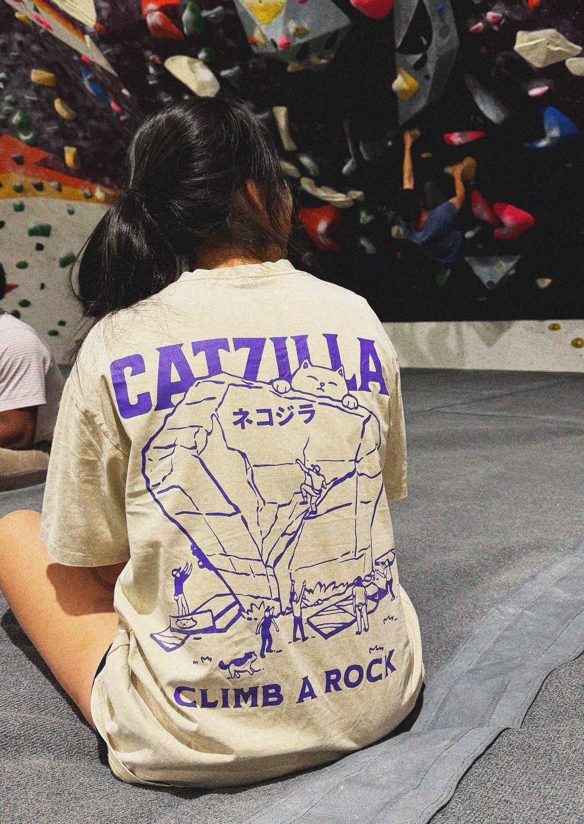 Catzilla Climb A Rock Tee