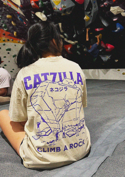 Catzilla Climb A Rock Tee