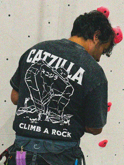 Catzilla Climb A Rock Tee