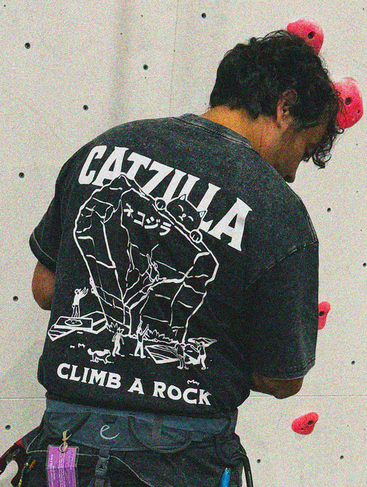 Catzilla Climb A Rock Tee